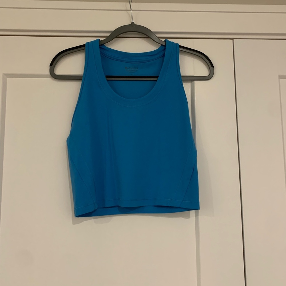 Blue Athleta Shanti Tank
